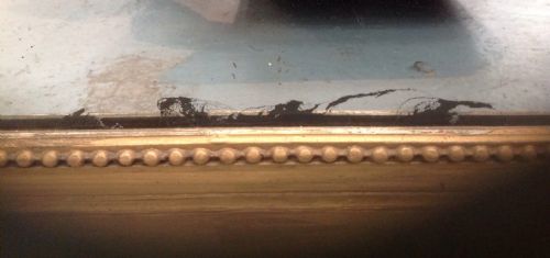 LARGE CARVED FRENCH GILT 19TH CENTURY MIRROR - ADDITIONAL PHOTO 14