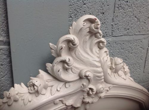 PAINTED FRENCH 34 ROSEWOOD BED - ADDITIONAL PHOTO 3