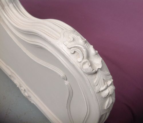 PAINTED FRENCH 34 ROSEWOOD BED - ADDITIONAL PHOTO 6