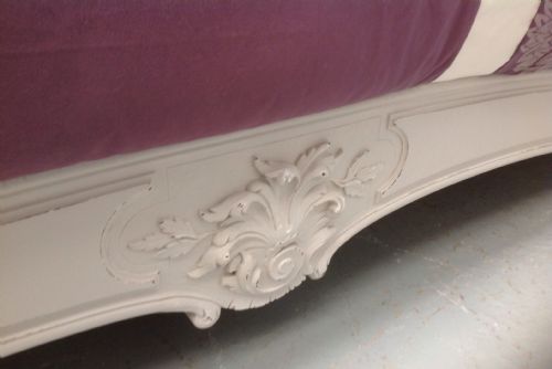 PAINTED FRENCH 34 ROSEWOOD BED - ADDITIONAL PHOTO 8