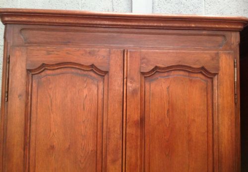 PAIR OF FRENCH OAK ARMOIRES - ADDITIONAL PHOTO 10
