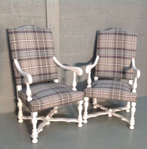 pair of french walnut fauteuils - CATEGORY: ANTIQUE CHAIRS - DATED 1900
