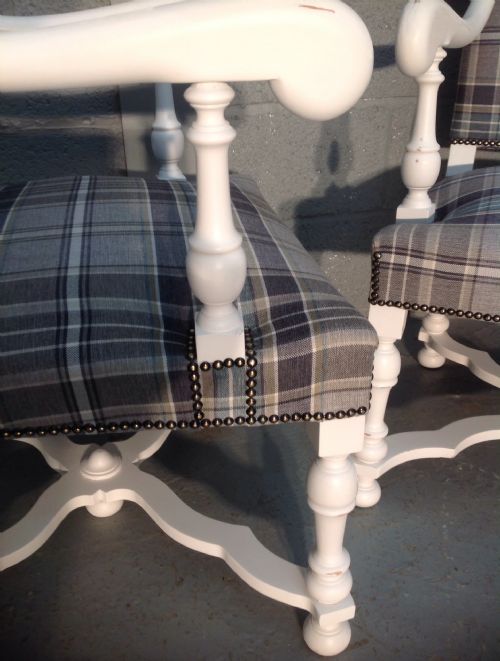 PAIR OF FRENCH WALNUT FAUTEUILS - ADDITIONAL PHOTO 5