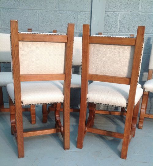 SET OF 6 OAK FRENCH DINING CHAIRS - ADDITIONAL PHOTO 3