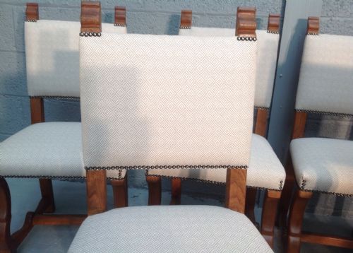 SET OF 6 OAK FRENCH DINING CHAIRS - ADDITIONAL PHOTO 6