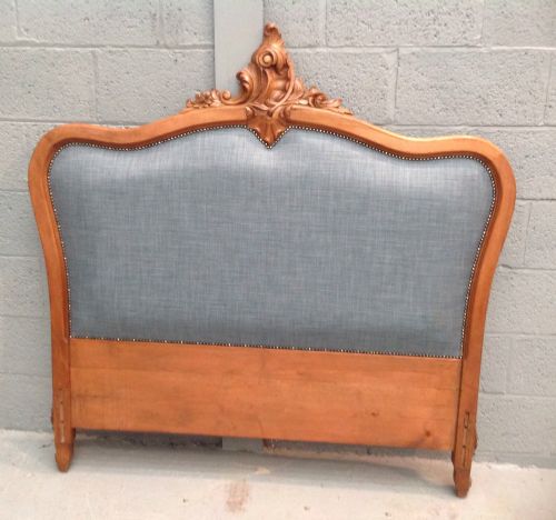 antique french headboard - CATEGORY: ANTIQUE BEDS - DATED 1920