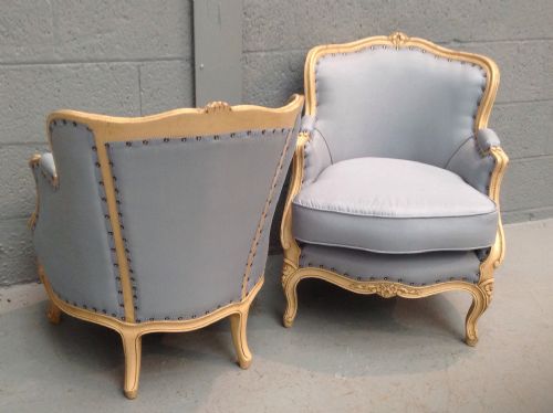 PAIR OF FRENCH ARMCHAIRS - ADDITIONAL PHOTO 4