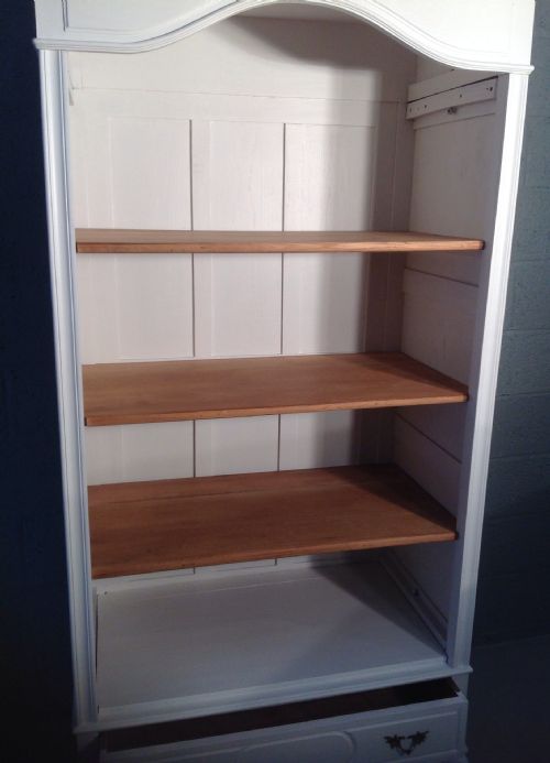 CARVED OAK PAINTED FRENCH BOOKCASE - ADDITIONAL PHOTO 1