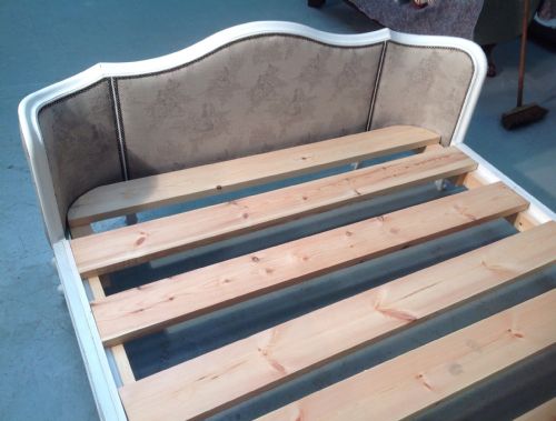 NEWLY UPHOLSTERED FRENCH KINGSIZE BED - ADDITIONAL PHOTO 1
