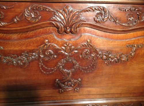 ANTIQUE OAK FRENCH KINGSIZE BED - ADDITIONAL PHOTO 3