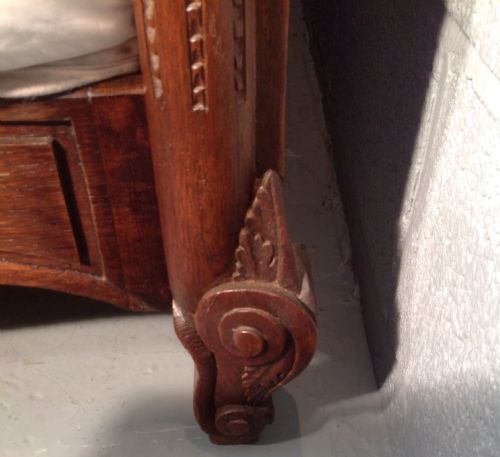 ANTIQUE OAK FRENCH KINGSIZE BED - ADDITIONAL PHOTO 10
