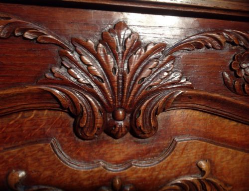 ANTIQUE OAK FRENCH KINGSIZE BED - ADDITIONAL PHOTO 11