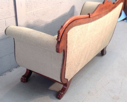 FRENCH MAHOGANY SOFA - ADDITIONAL PHOTO 7