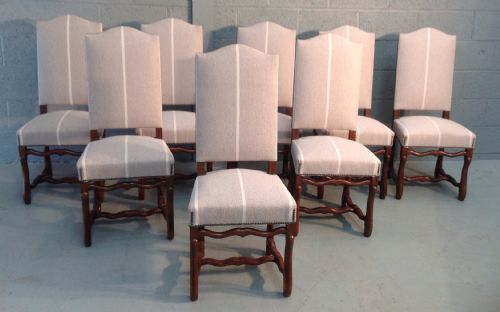 SET OF 8 FRENCH OAK DINING CHAIRS - ADDITIONAL PHOTO 7