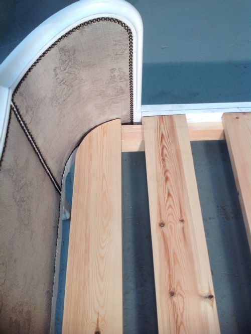 NEWLY UPHOLSTERED FRENCH KINGSIZE BED - ADDITIONAL PHOTO 8
