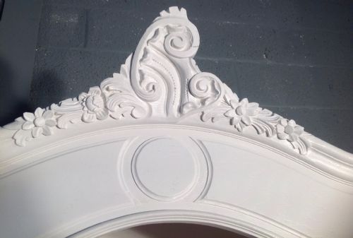 CARVED OAK PAINTED FRENCH BOOKCASE - ADDITIONAL PHOTO 4