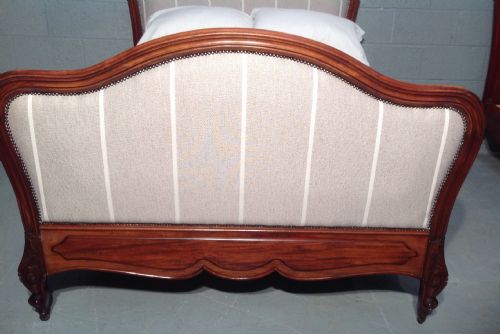 ANTIQUE FRENCH UPHOLSTERED BED - ADDITIONAL PHOTO 2