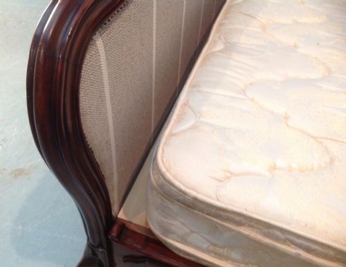 ANTIQUE FRENCH UPHOLSTERED BED - ADDITIONAL PHOTO 7