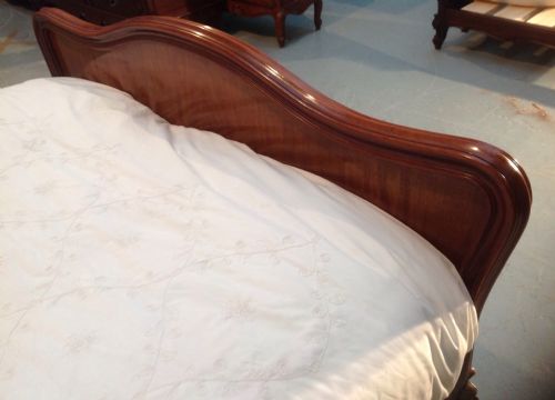 ANTIQUE FRENCH MAHOGANY BED - ADDITIONAL PHOTO 8
