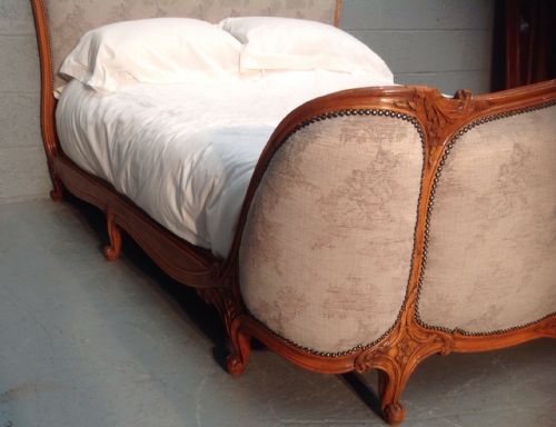 ANTIQUE FRENCH WALNUT BED - ADDITIONAL PHOTO 1
