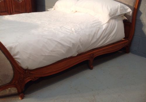 ANTIQUE FRENCH WALNUT BED - ADDITIONAL PHOTO 2