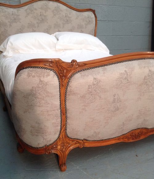 ANTIQUE FRENCH WALNUT BED - ADDITIONAL PHOTO 3
