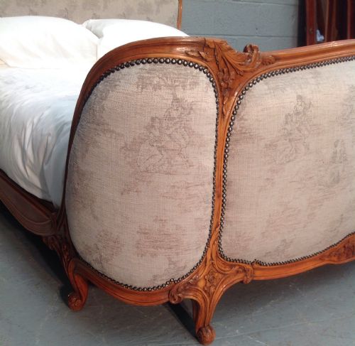 ANTIQUE FRENCH WALNUT BED - ADDITIONAL PHOTO 8