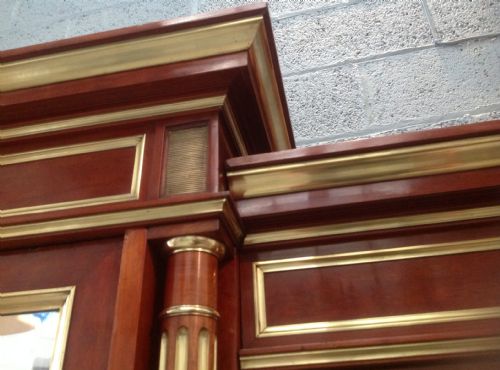 OUTSTANDING QUALITY BREAKFRONT FRENCH ARMOIRE - ADDITIONAL PHOTO 9