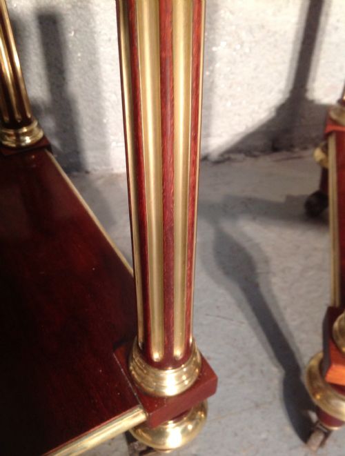 OUTSTANDING QUALITY PAIR OF FRENCH BEDSIDE CABINETS - ADDITIONAL PHOTO 13
