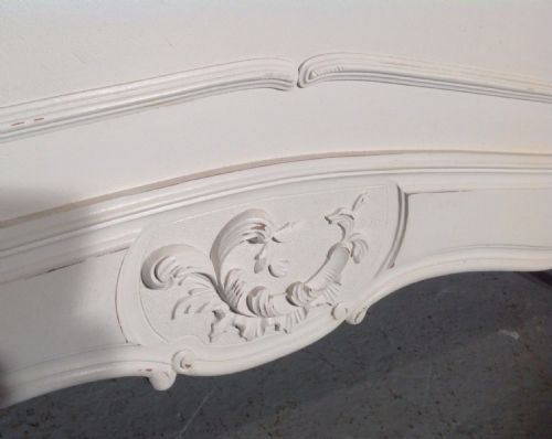 PAIR OF FRENCH PAINTED 4FT BEDS - ADDITIONAL PHOTO 8