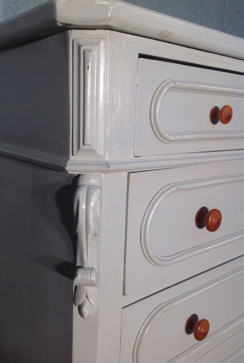PAINTED FRENCH SEMAINIER CHEST - ADDITIONAL PHOTO 5