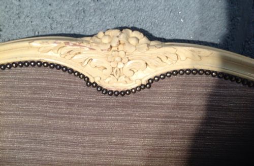 FRENCH UPHOLSTERED KINGSIZE HEADBOARD - ADDITIONAL PHOTO 1