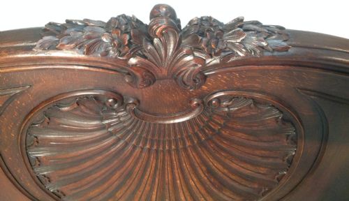 ANTIQUE WALNUT KINGSIZE BED - ADDITIONAL PHOTO 4