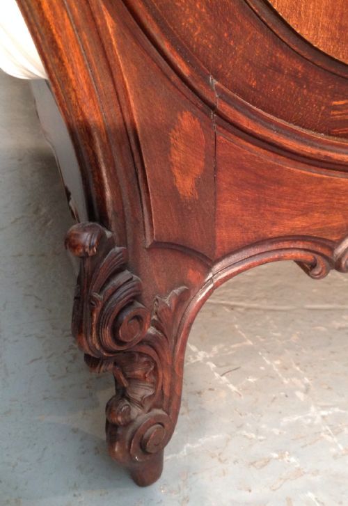 ANTIQUE WALNUT KINGSIZE BED - ADDITIONAL PHOTO 5
