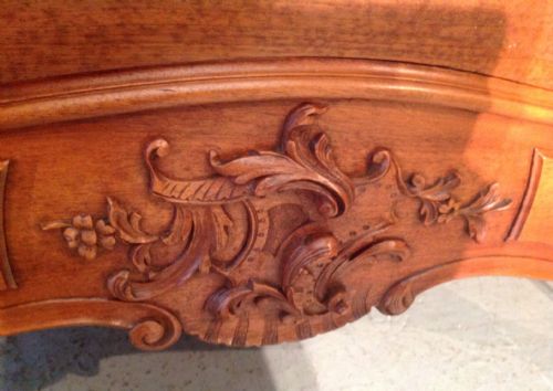 CARVED WALNUT FRENCH ARMOIRE - ADDITIONAL PHOTO 6