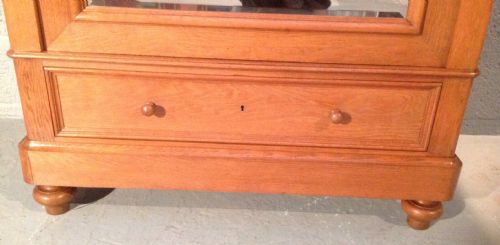 OAK FRENCH ARMOIRE - ADDITIONAL PHOTO 2