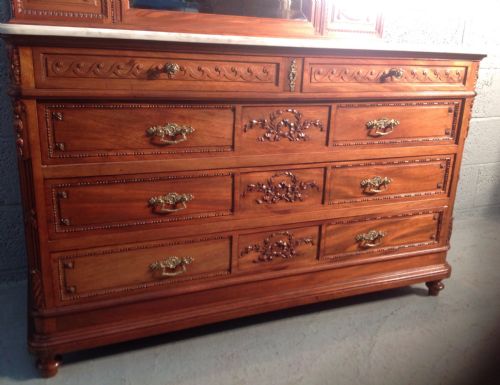 FRENCH MAHOGANY DRESSING TABLE - ADDITIONAL PHOTO 1