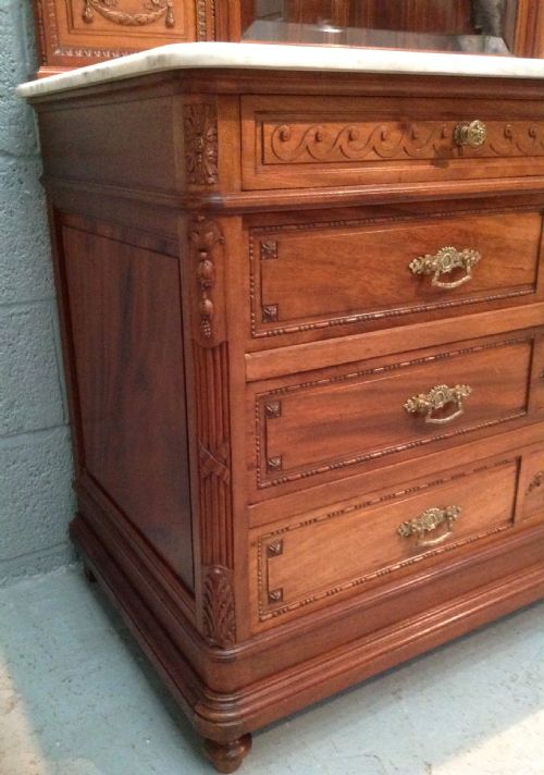 FRENCH MAHOGANY DRESSING TABLE - ADDITIONAL PHOTO 2