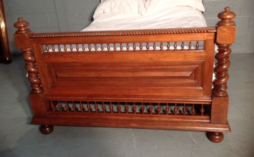 OAK FRENCH BARLEY TWIST BRETON BED - ADDITIONAL PHOTO 2