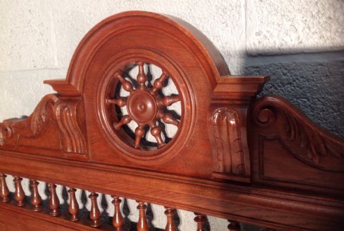 OAK FRENCH BARLEY TWIST BRETON BED - ADDITIONAL PHOTO 3
