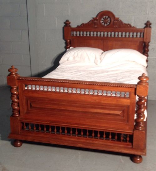 OAK FRENCH BARLEY TWIST BRETON BED - ADDITIONAL PHOTO 10