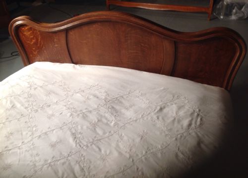 ANTIQUE FRENCH OAK KINGSIZE BED - ADDITIONAL PHOTO 10