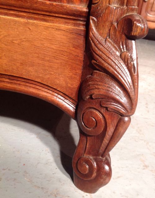 ANTIQUE FRENCH OAK KINGSIZE BED - ADDITIONAL PHOTO 11