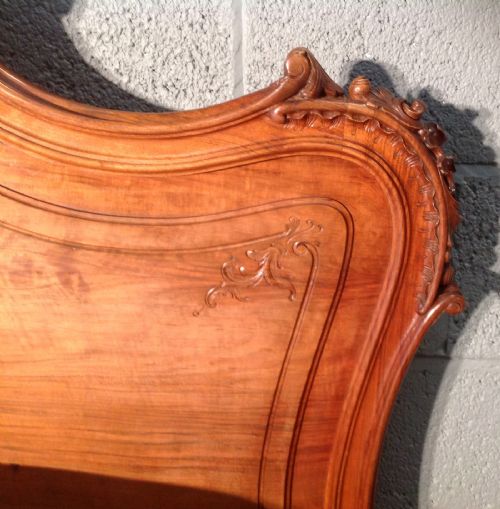 SOLID WALNUT KINGSIZE FRENCH BED - ADDITIONAL PHOTO 8