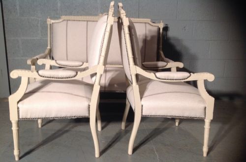 FRENCH PAINTED SOFA SUITE - ADDITIONAL PHOTO 6