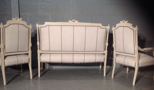 FRENCH PAINTED SOFA SUITE - ADDITIONAL PHOTO 7