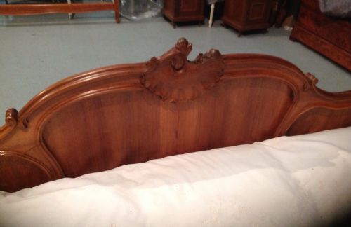 SOLID WALNUT KINGSIZE FRENCH BED - ADDITIONAL PHOTO 12