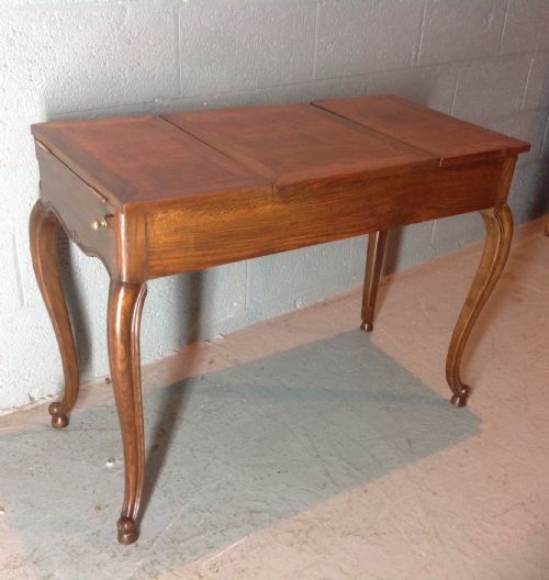 ANTIQUE FRENCH OAK DRESSING TABLE - ADDITIONAL PHOTO 7