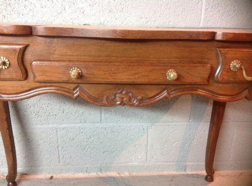 ANTIQUE FRENCH OAK DRESSING TABLE - ADDITIONAL PHOTO 8