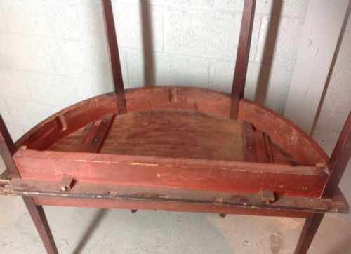 PAIR OF MAHOGANY DEMI LUNE CONSOLE TABLES - ADDITIONAL PHOTO 8